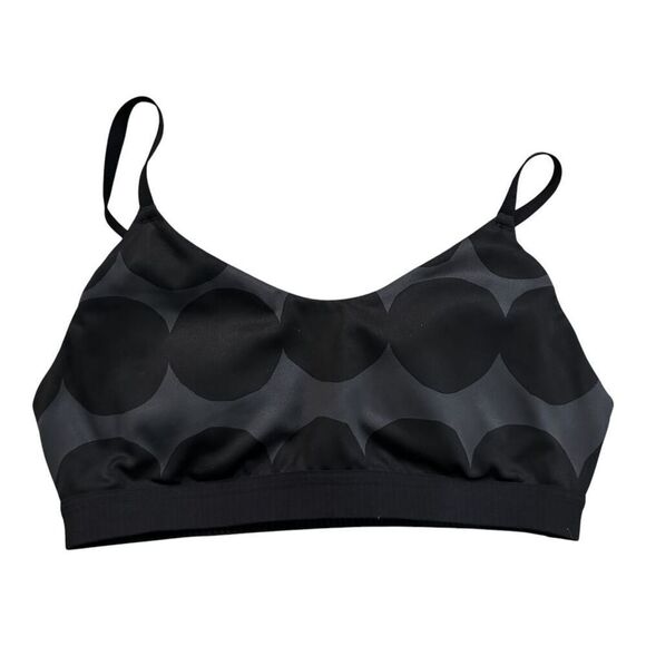 NWOT adidas AM Marimekko All Me Bra Top carbon print black size S - Picture 5 of 5